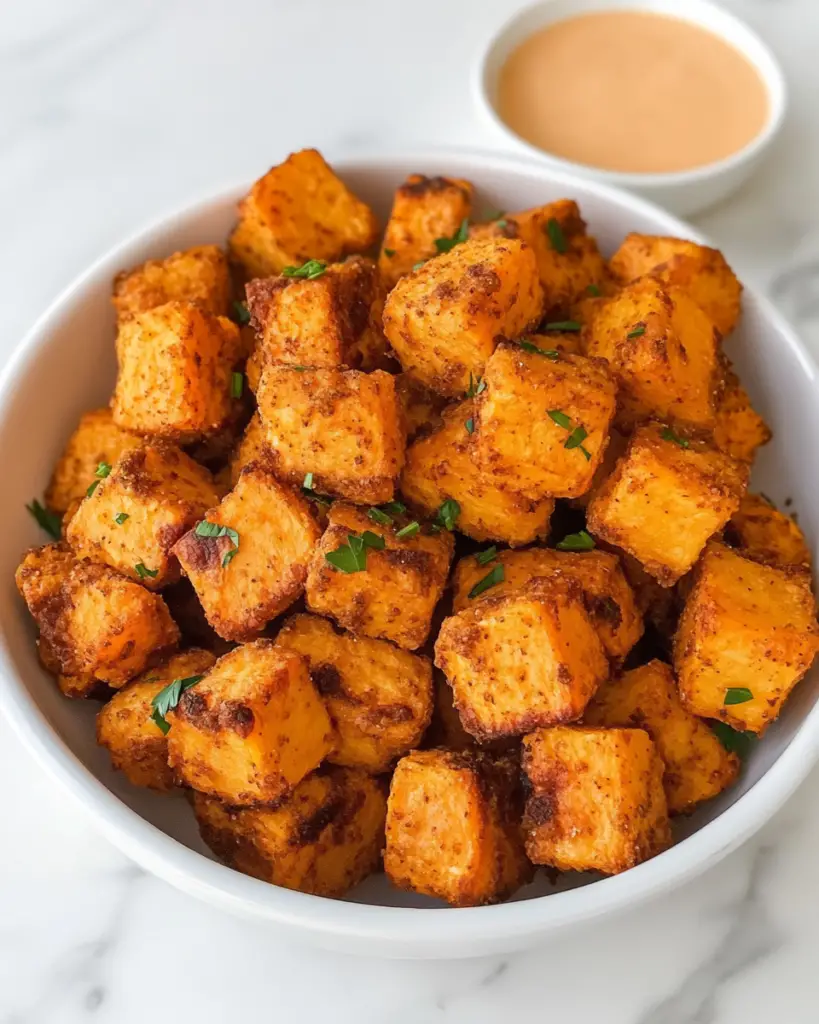 Air Fryer Sweet Potato Cubes
