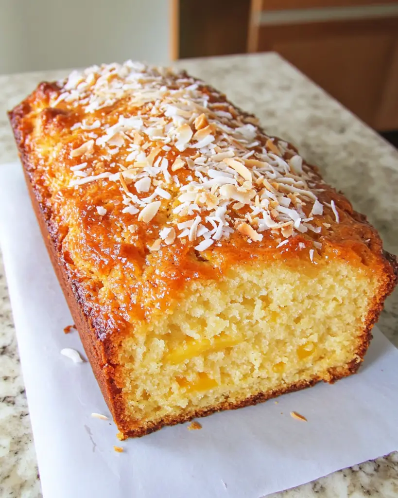 Coconut Pineapple Banana Bread