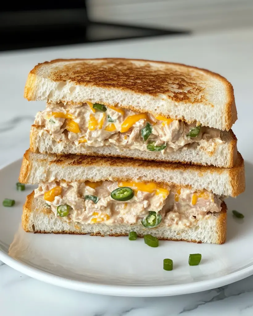 Jalapeño Cheddar Tuna Melts