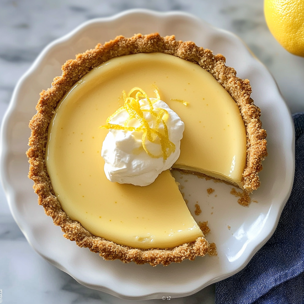 Condensed Milk Lemon Pie