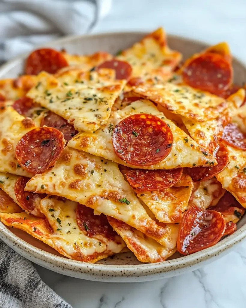 2 ingredient Pizza chips