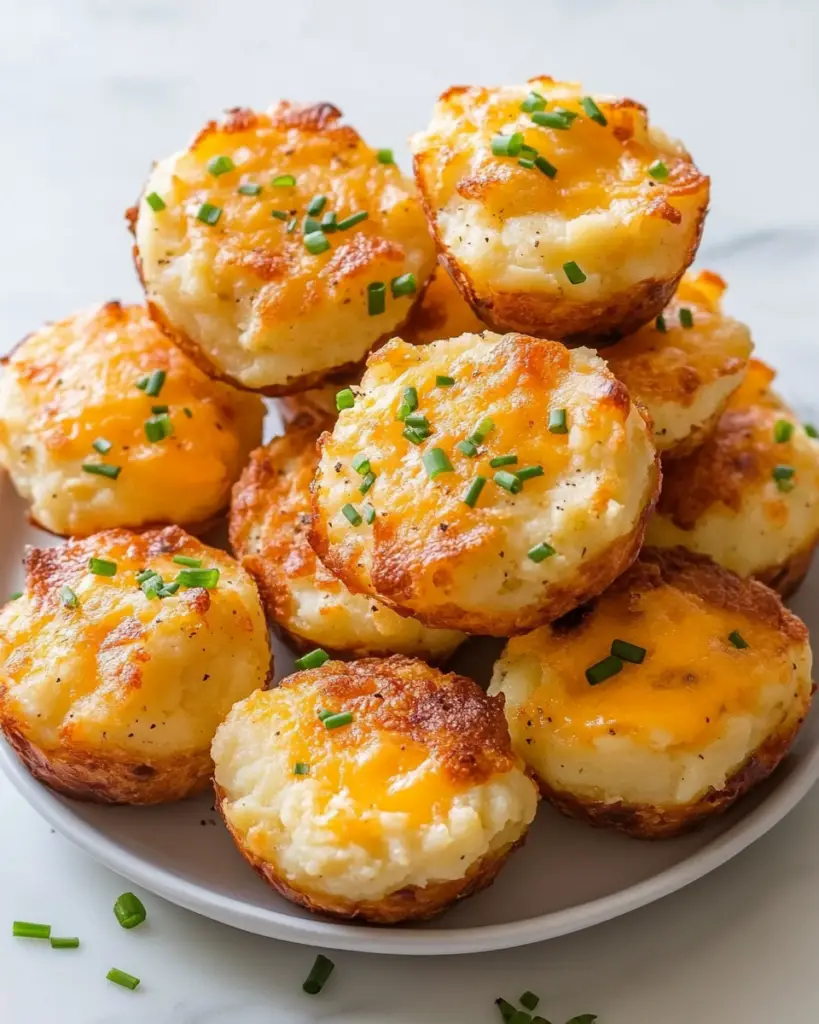 Cheesy Mashed Potato Puffs