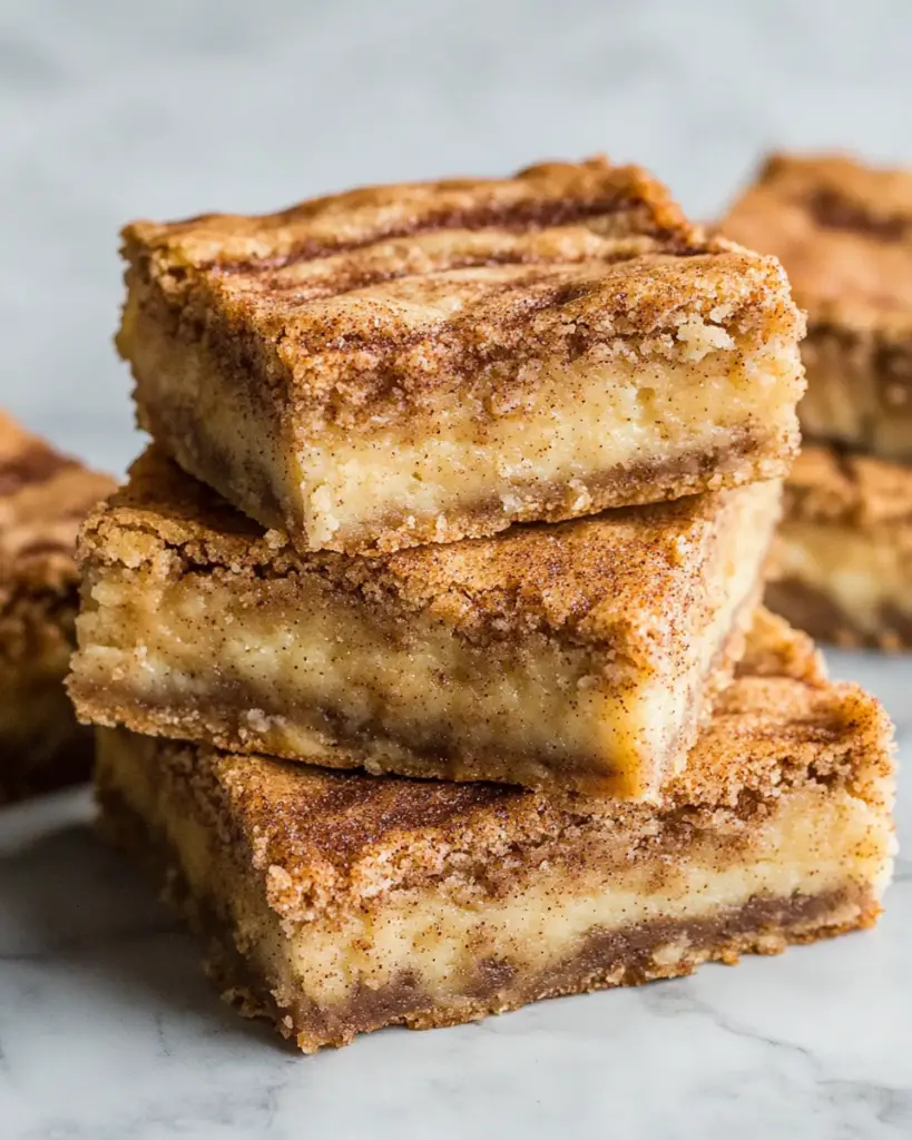 Cinnamon Swirl Snickerdoodle Blondies