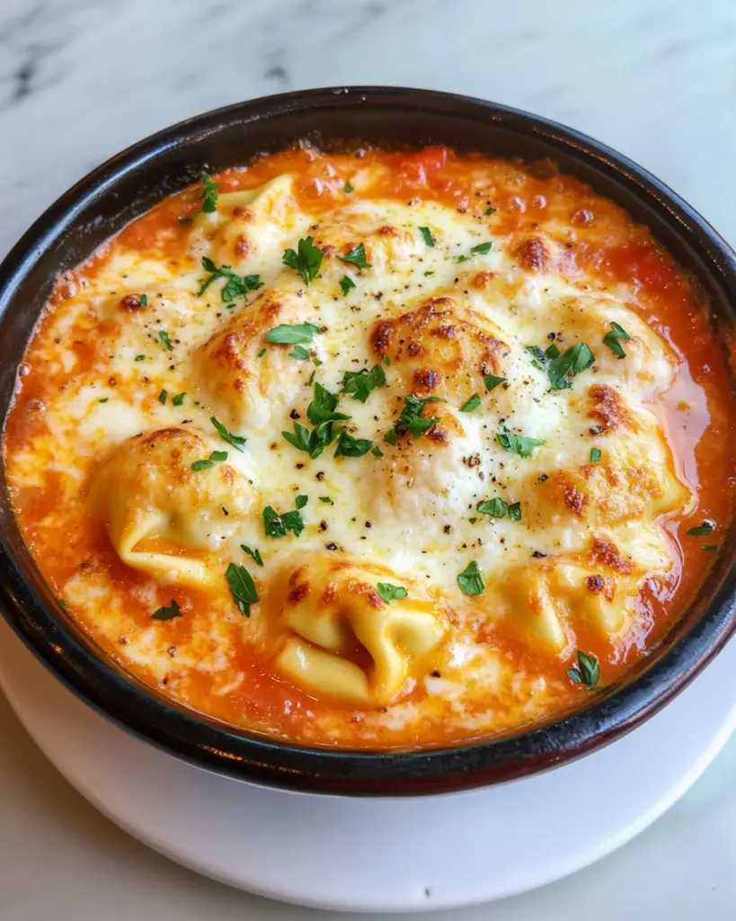 Creamy Tomato Tortellini Soup
