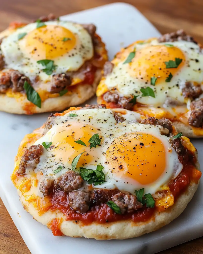 English Muffin Breakfast Pizza