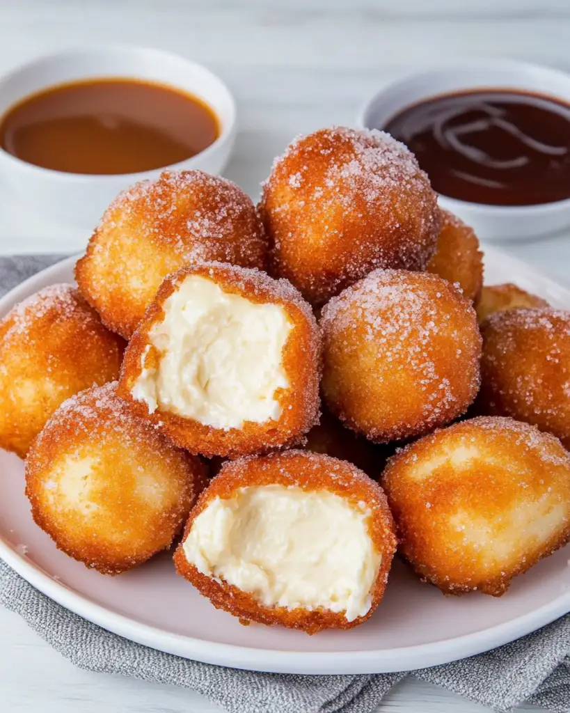 Fried Cheesecake Bites