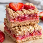 Healthy Strawberry Oatmeal Bars