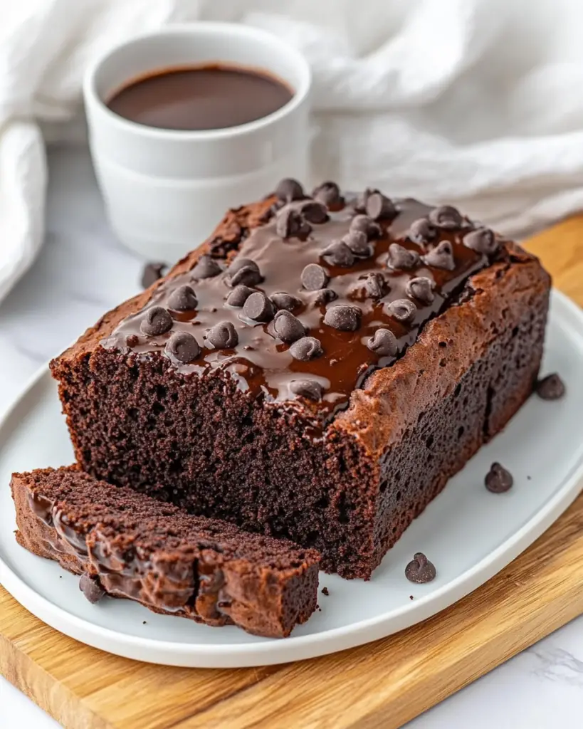 Hot Fudge Brownie Bread