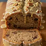 Date Coffee Cake with Walnuts and Espresso Glaze