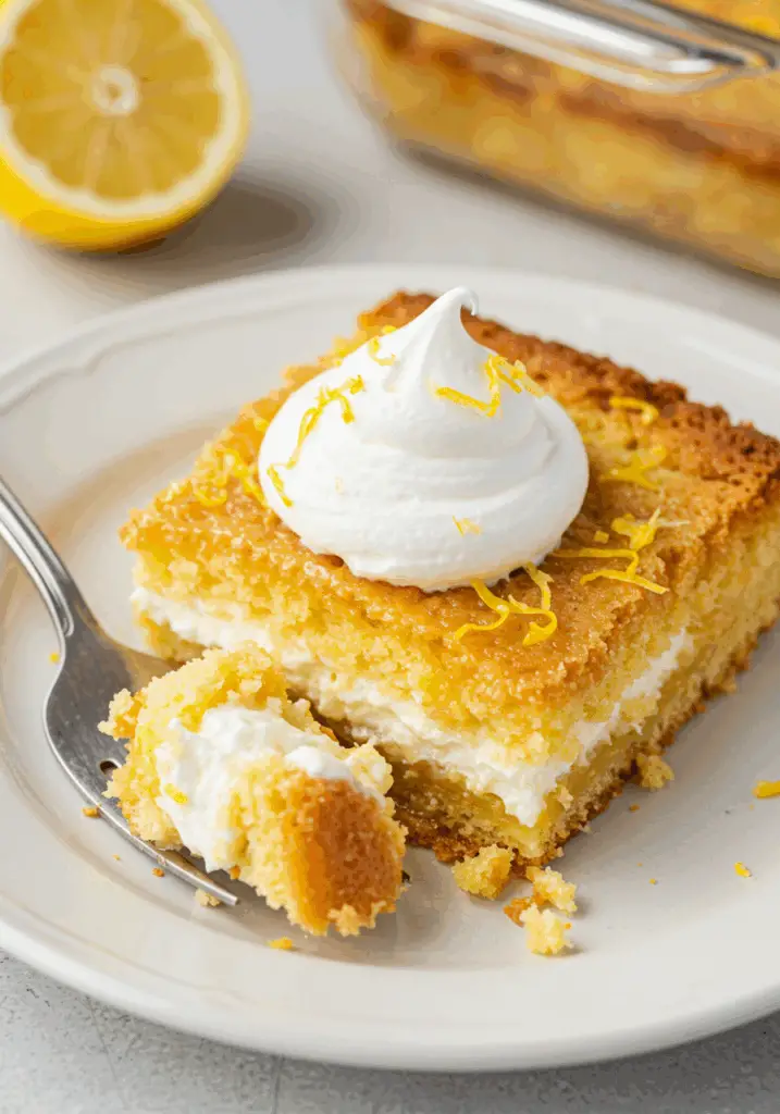 Lemon Cream Cheese Dump Cake