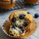Blueberry Cottage Cheese Muffins