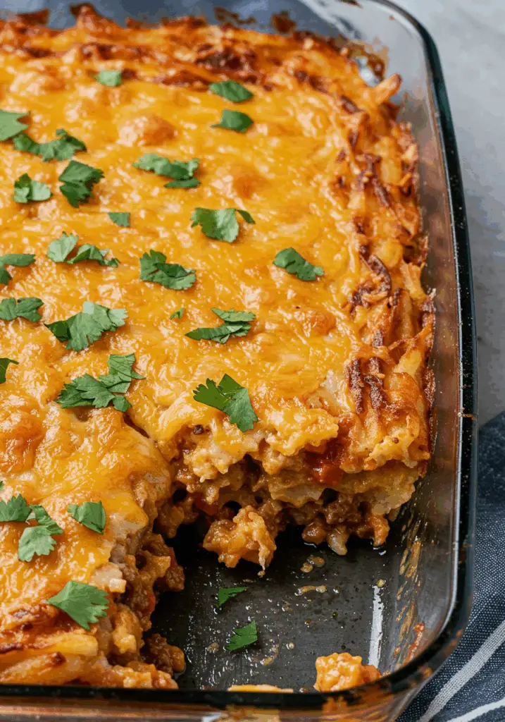 Taco Hashbrown Casserole