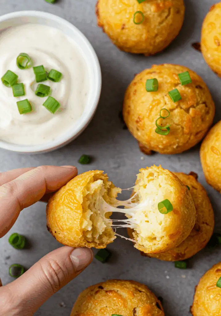 Mashed Potato Cheese Puffs