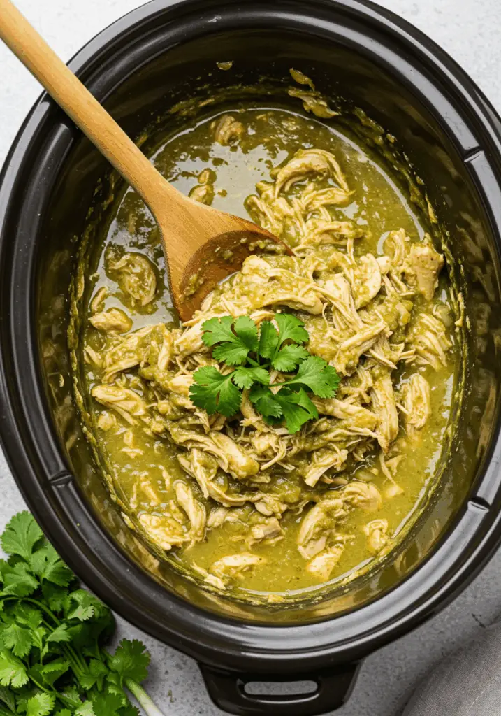 Crockpot Salsa Verde Chicken