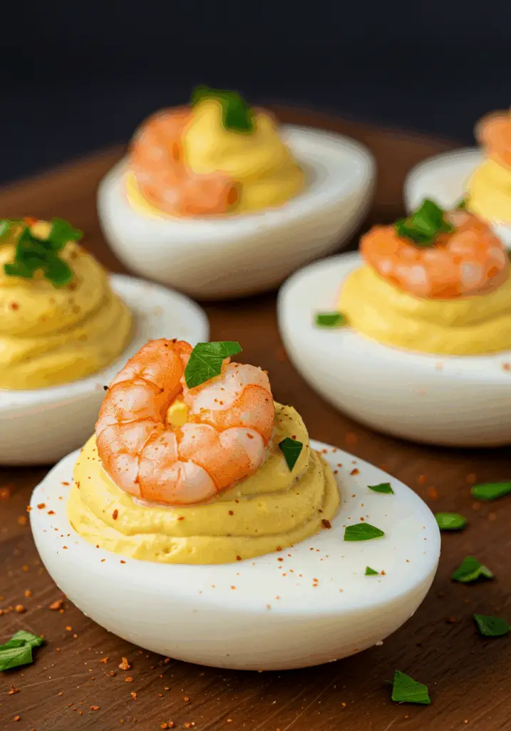 Cajun Shrimp Deviled Eggs