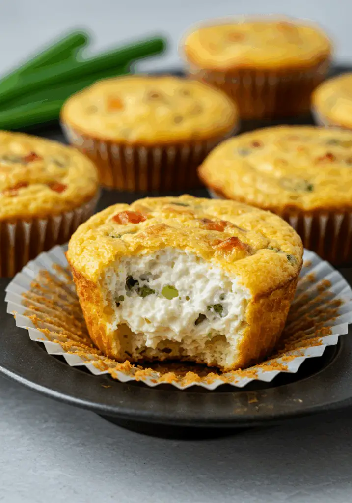 Savory Cottage Cheese Breakfast Muffins