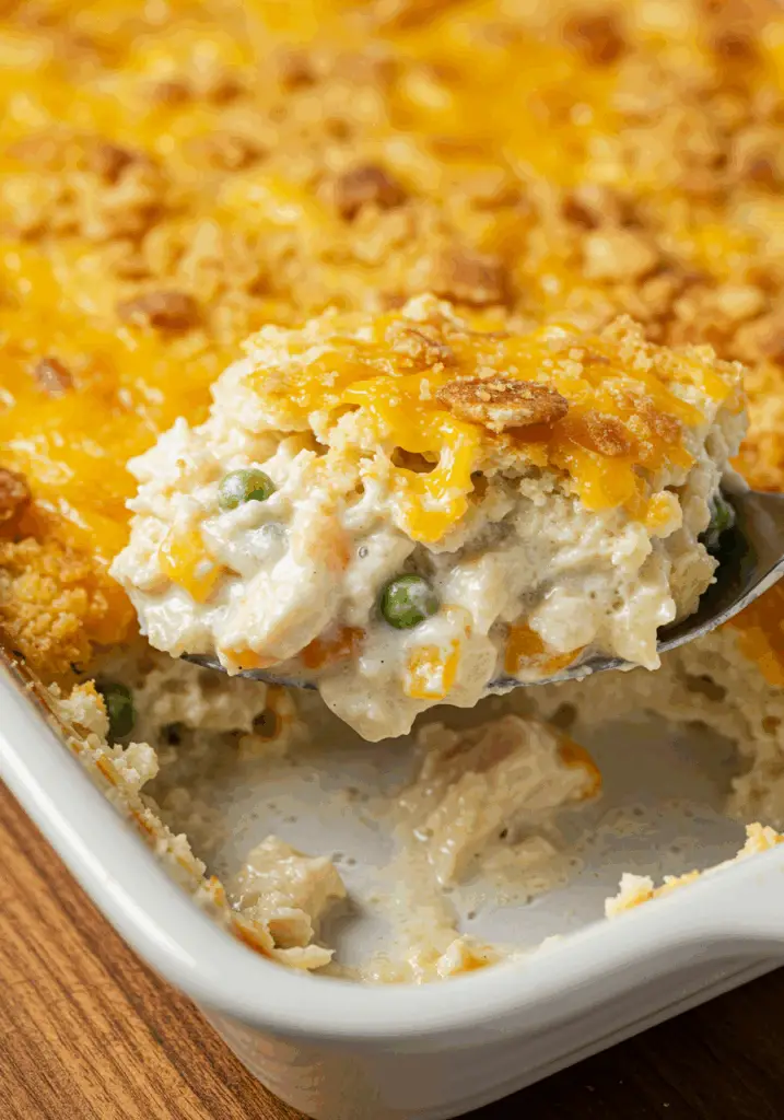 Ritz Cracker Chicken Casserole
