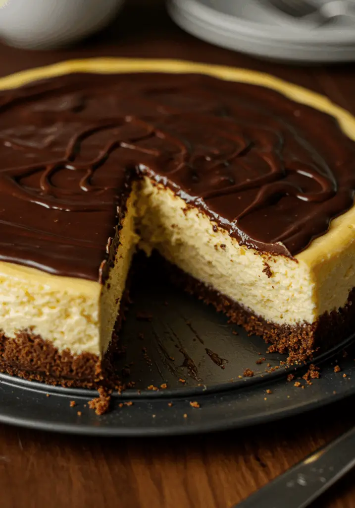 Boston Cream Pie Cheesecake