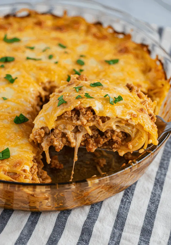 Easy Spaghetti Pie