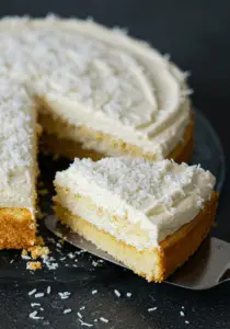 Snowy Bavarian Bliss Cake