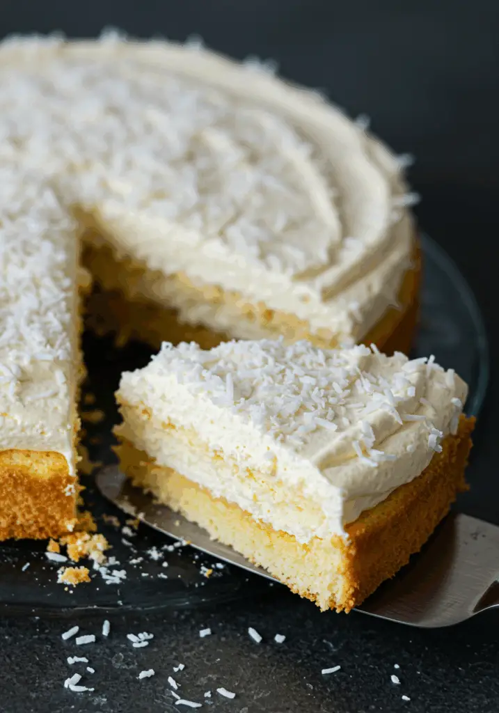 Snowy Bavarian Bliss Cake