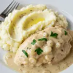 Creamy Garlic Chicken with Herb Mashed Potatoes