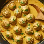 Thai Chicken Meatballs in Coconut Curry
