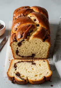 Chocolate Chip Brioche Bread