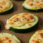 Gourmet Garlic Zucchini Steaks with Cheese