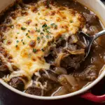 French Onion Beef Short Rib Soup