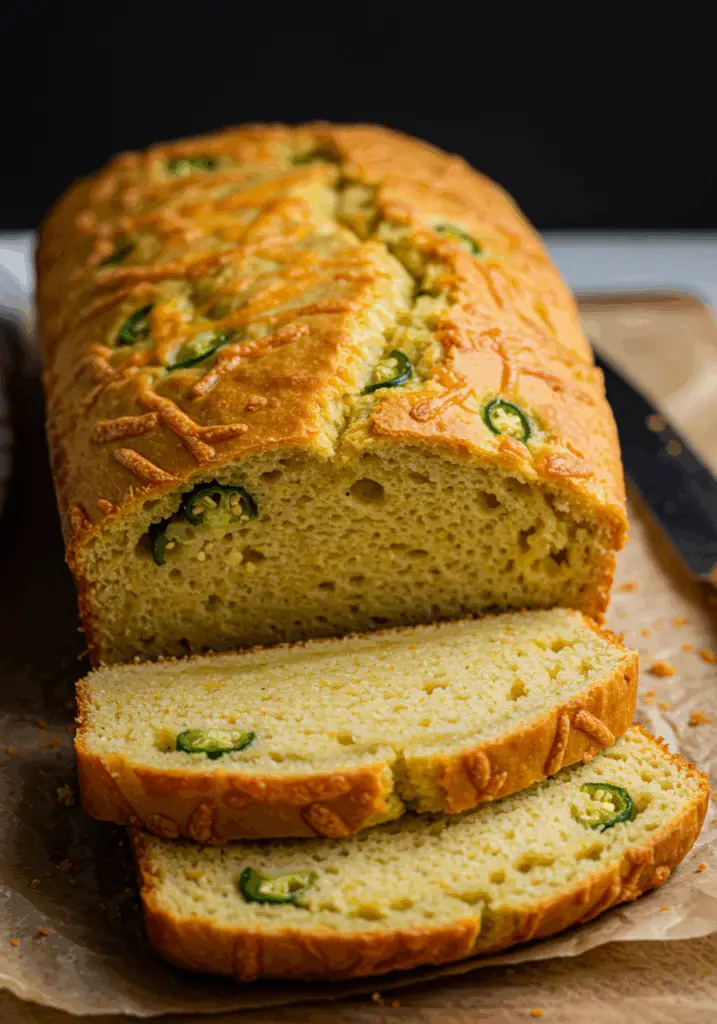 Garlic Herb Jalapeño Cheddar Bread