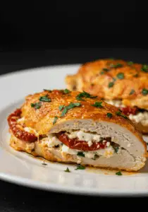 Sun-Dried Tomato Feta Stuffed Chicken