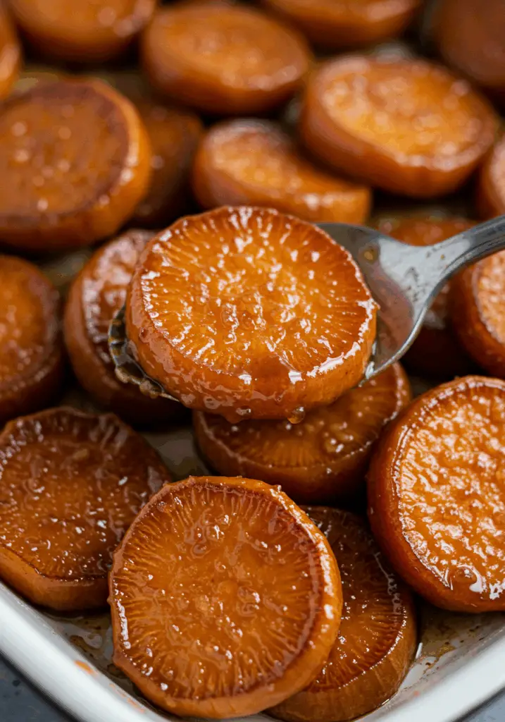 Cinnamon Maple Roasted Sweet Potatoes
