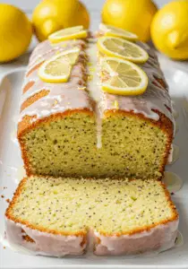 Moist Lemon Poppy Seed Cake