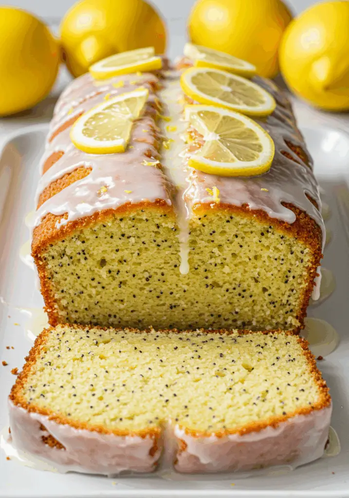 Moist Lemon Poppy Seed Cake