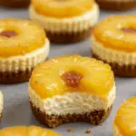 Mini Pineapple Upside Down Cheesecakes
