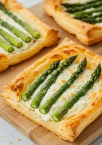 Asparagus Puff Pastry Tarts