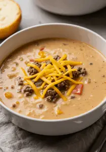 Creamy Cheeseburger Soup