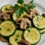 Low-Carb Sautéed Zucchini with Mushroom