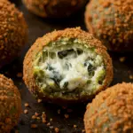 Fried Spinach & Artichoke Dip Balls