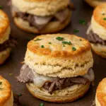 Baked French Dip Biscuits