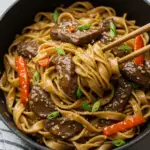 Sticky Beef Noodles