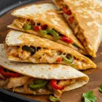 Chicken Fajitas Quesadillas