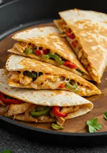 Chicken Fajitas Quesadillas