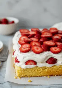 Slab Strawberry Shortcake