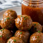 Hot Pepper Jelly Meatballs