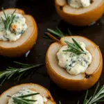 Elegant Blue Cheese Stuffed Pears