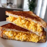 Breakfast Grilled Cheese with Eggs
