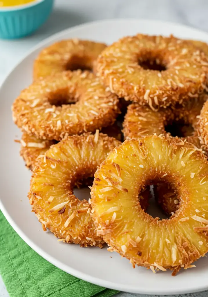 Fried Piña Colada Rings