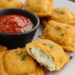 Fried Ravioli with Marinara Dipping Sauce